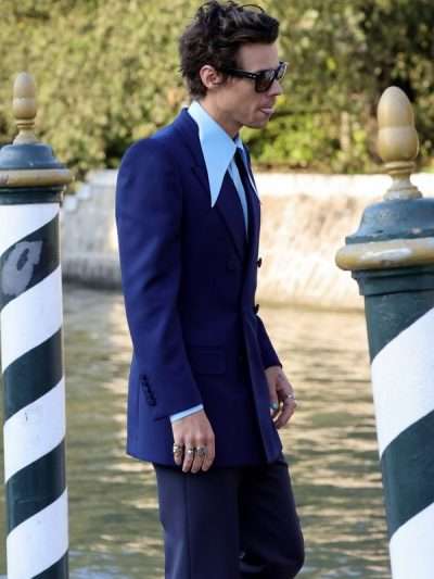 Harry Styles Don't Worry Darling Blue Blazer