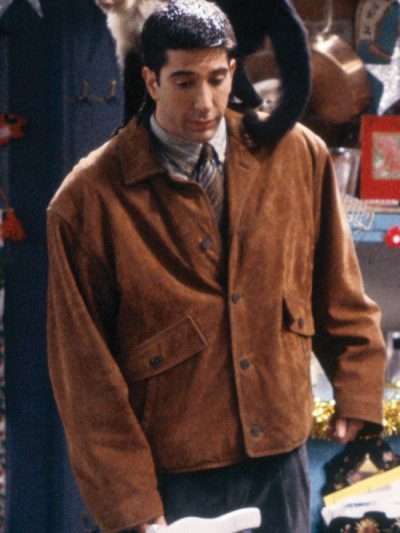 David Schwimmer Friends Brown Jacket