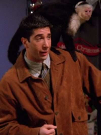 David Schwimmer Friends Brown Jacket
