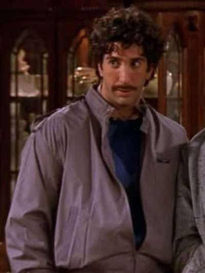 David Schwimmer Friends Grey Cotton Jacket