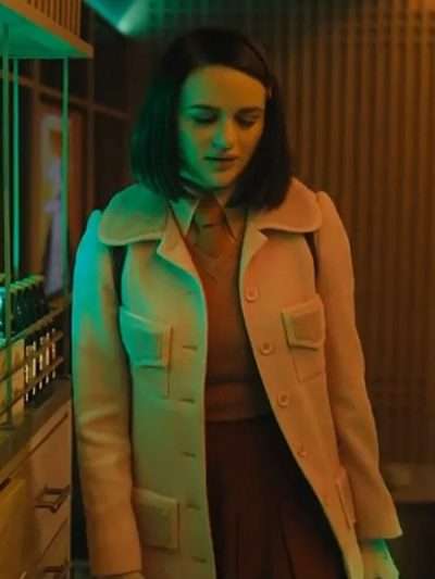 Joey King Bullet Train Pink Coat