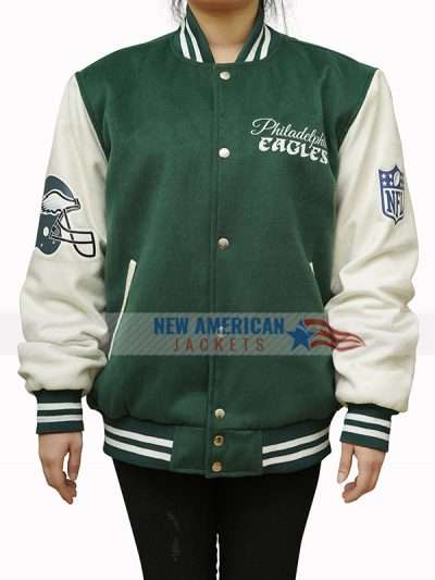 Princess Diana Philadelphia Eagles Green Jacket