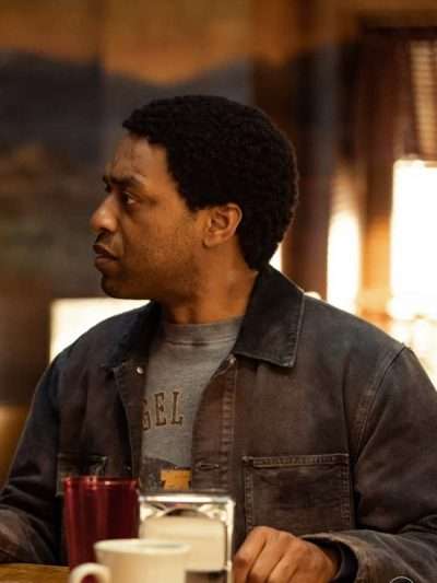 Chiwetel Ejiofor The Man Who Fell to Earth Grey Denim Jacket