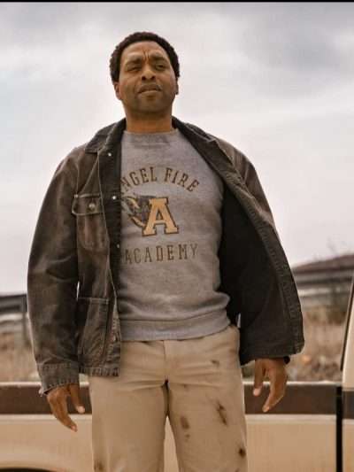 Chiwetel Ejiofor The Man Who Fell to Earth Grey Denim Jacket
