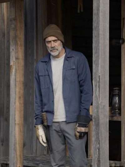 Jeffrey Dean The Walking Dead Blue Cotton Jacket