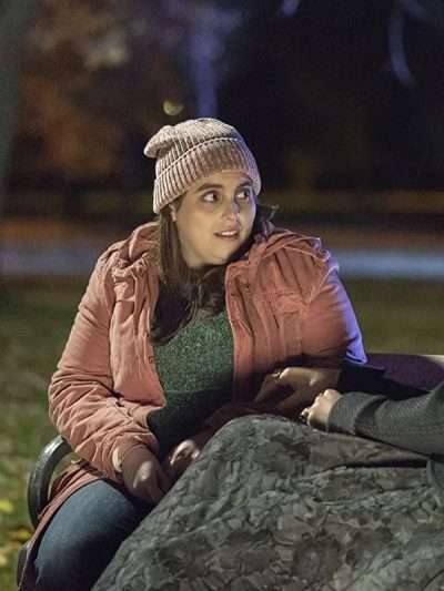 Beanie Feldstein What We Do in the Shadows Pink Jacket