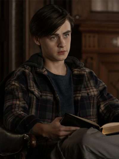 Jaeden Martell Mr. Harrigan’s Phone Plaid Jacket
