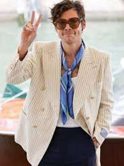 Harry Styles Don't Worry Darling Off White Blazer
