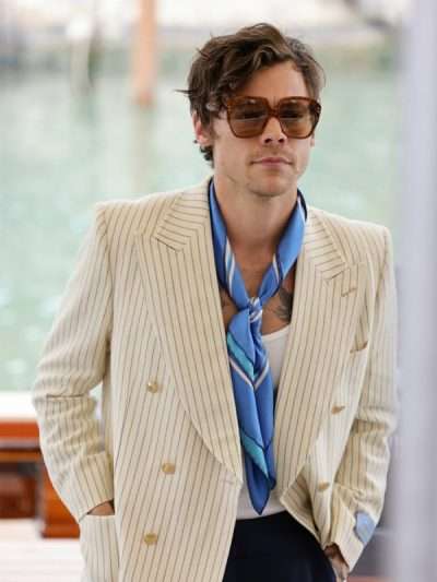 Harry Styles Don't Worry Darling Off White Blazer