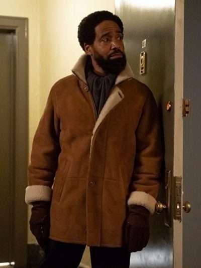 Kevin Carroll Let the Right One In Brown Leather Coat