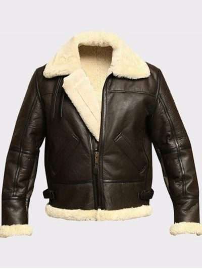 Men B3 Brown Leather Jacket