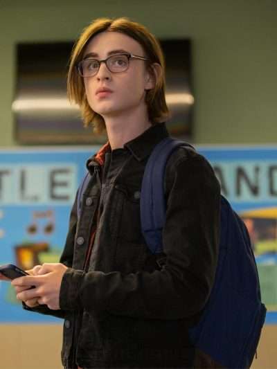 Jaeden Martell Metal Lords Black Denim Jacket
