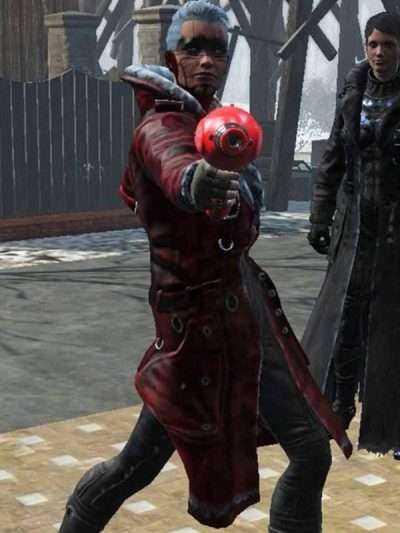 Fallout 4 Nuka Red Shearling Leather Coat