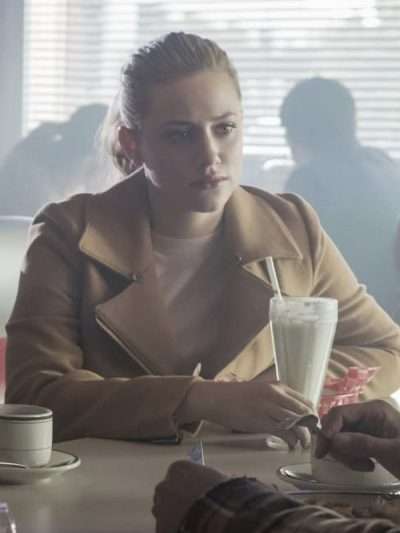 Lili Reinhart Riverdale Brown Suede Leather Jacket