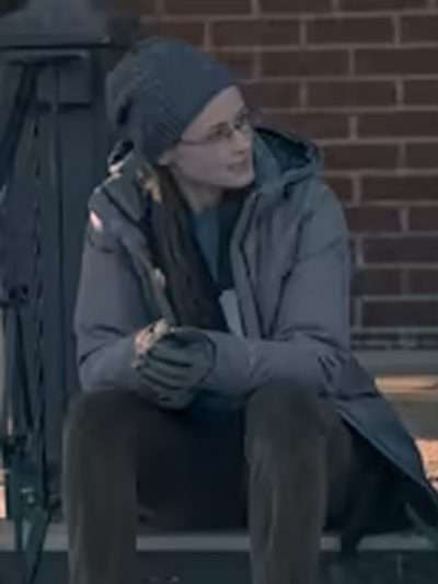 Alexis Bledel The Handmaid's Tale Grey Hooded Jacket