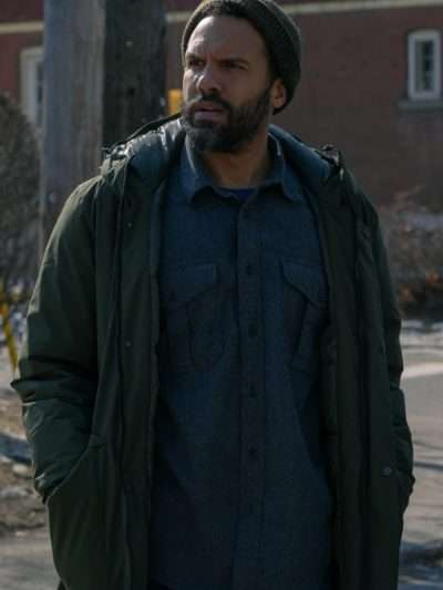 O-T Fagbenle The Handmaid's Tale Green Hooded Jacket