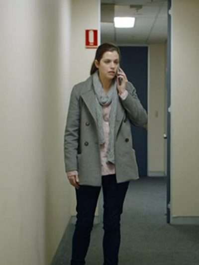 Jessica De Gouw The Secrets She Keeps Grey Peacoat