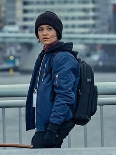 Holly Mae Brood The Takeover Blue Jacket