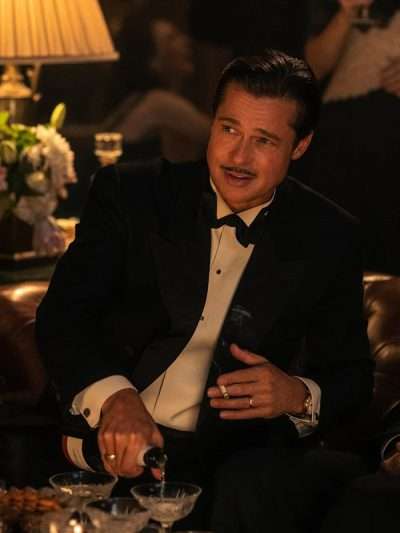 Brad Pitt Babylon Black Blazer