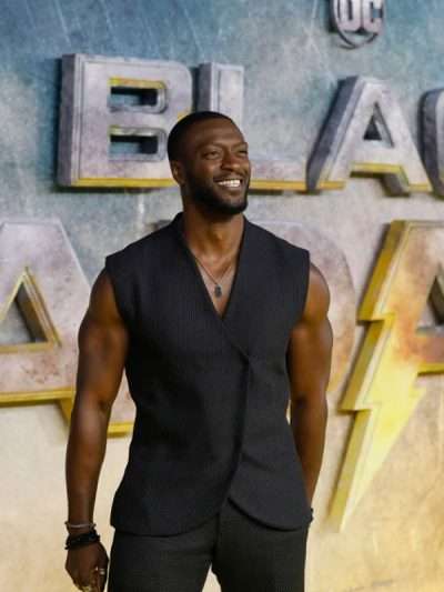 Aldis Hodg Black Adam Movie Night Black Vest