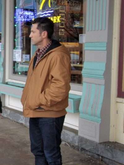 David O'Donnell A Christmas in Vermont Brown Hooded Jacket