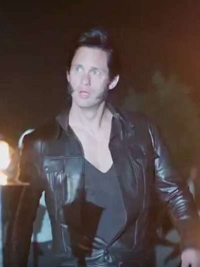 Alexander Skarsgård Big Little Lies Black Leather Jacket
