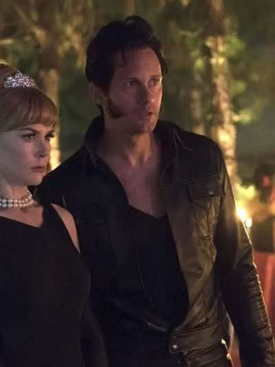 Alexander Skarsgård Big Little Lies Black Leather Jacket