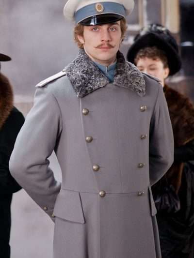 Aaron Taylor-Johnson Anna Karenina Grey Coat