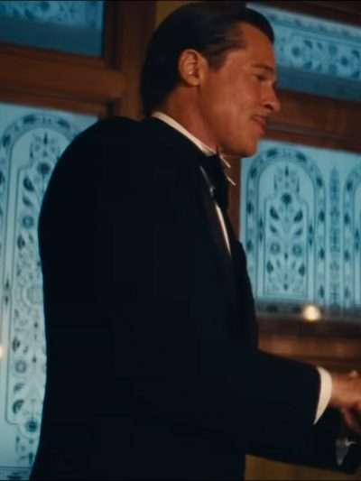 Brad Pitt Babylon Black Blazer