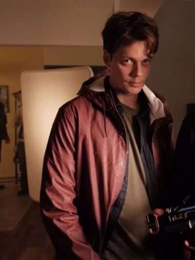 Bill Skarsgård Barbarian Leather Hooded Jacket