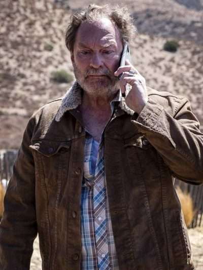 Stephen Root Barry Brown Shearling Jacket