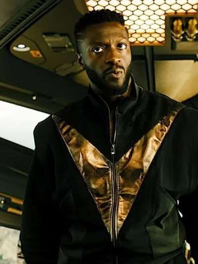 Aldis Hodge Black Adam Black Jacket