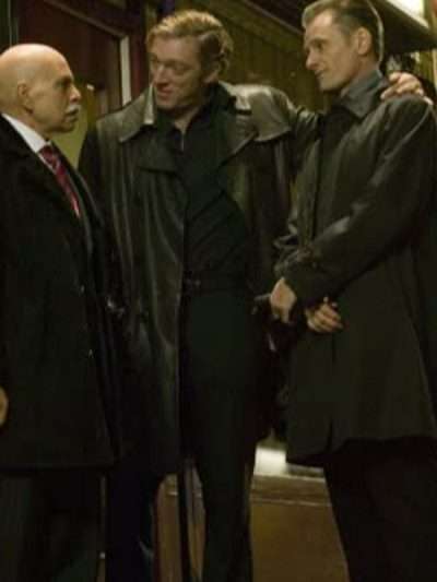 Vincent Cassel Eastern Promises Black Leather Coat