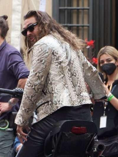 Jason Momoa Fast X Snake Print Jacket