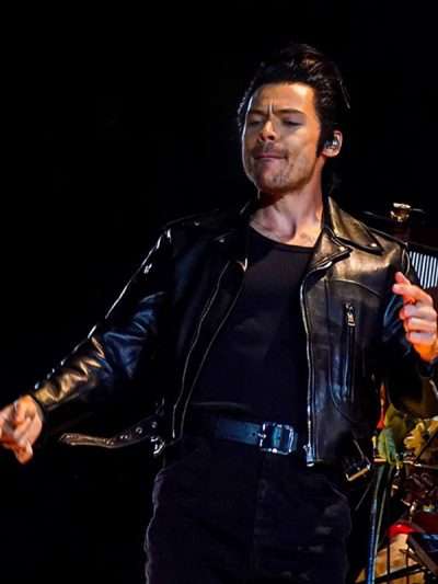 Harry Styles Harryween Black Leather Jacket
