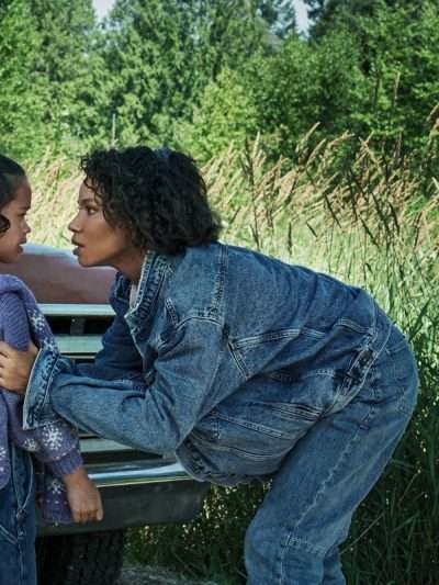 Jurnee Smollett Lou Blue Denim Jacket