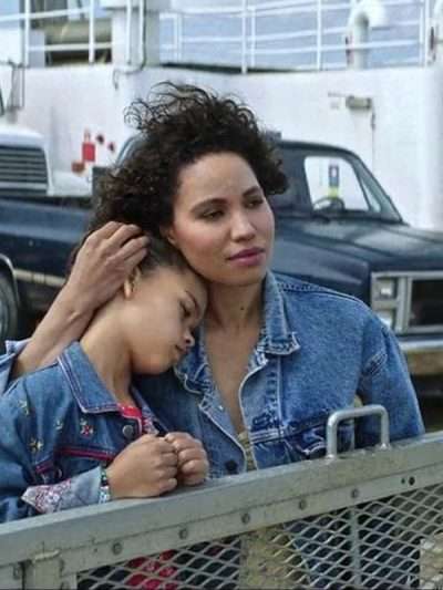 Jurnee Smollett Lou Blue Denim Jacket