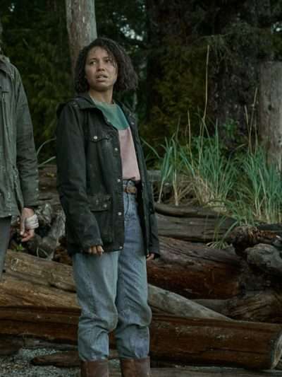 Jurnee Smollett Lou Black Hooded Jacket