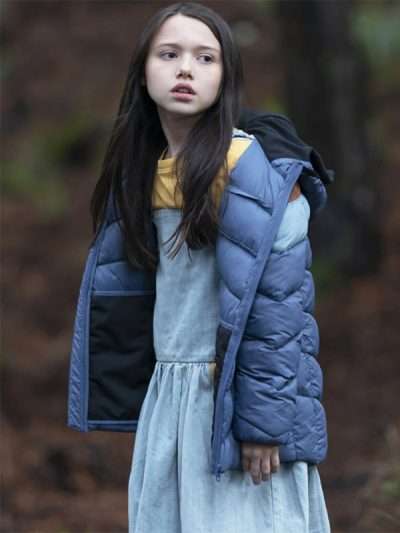 M3gan 2023 Cady Puffer Blue Jacket