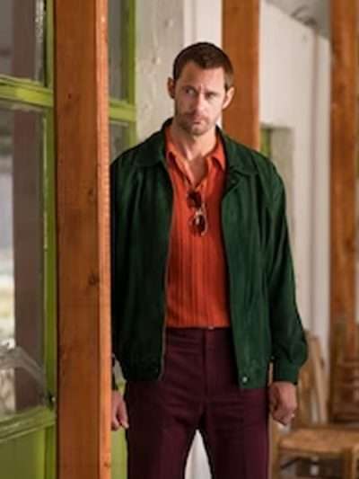 Alexander Skarsgår The Little Drummer Girl Green Jacket