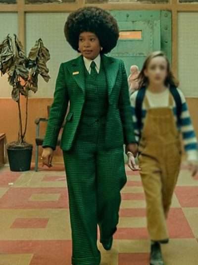 Weruche Opia Slumberland Green Blazer