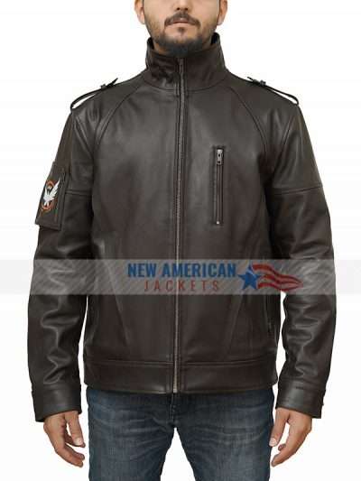 Agent Tom Clancy’s The Division Brown Leather Jacket