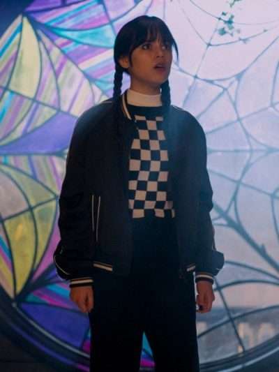 Jenna Ortega Wednesday Bomber Jacket
