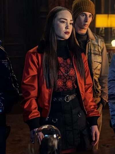 Naomi J Ogawa Wednesday Red Jacket