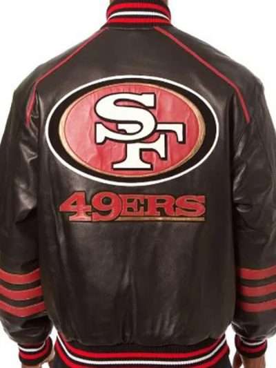 San Francisco 49ers Brown Leather Jacket