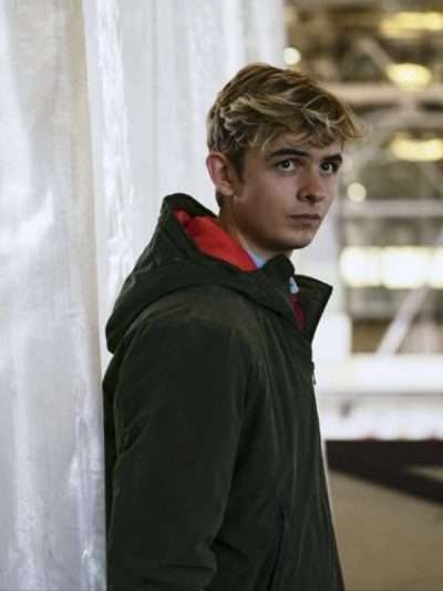 Otto Farrant Alex Rider Green Hooded Jacket