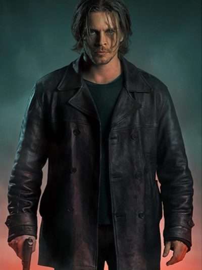 Wade Briggs Dampyr Black Leather Coat