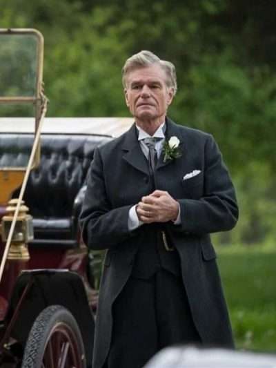 Harry Hamlin Flowers in the Attic: The Origin Black Wool Coat