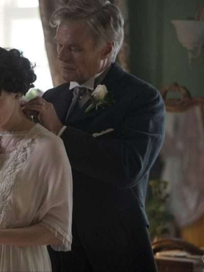 Harry Hamlin Flowers in the Attic: The Origin Black Wool Coat