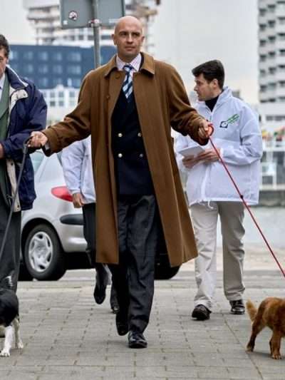 Jeroen Spitzenberger Het jaar van Fortuyn Brown Trench Coat